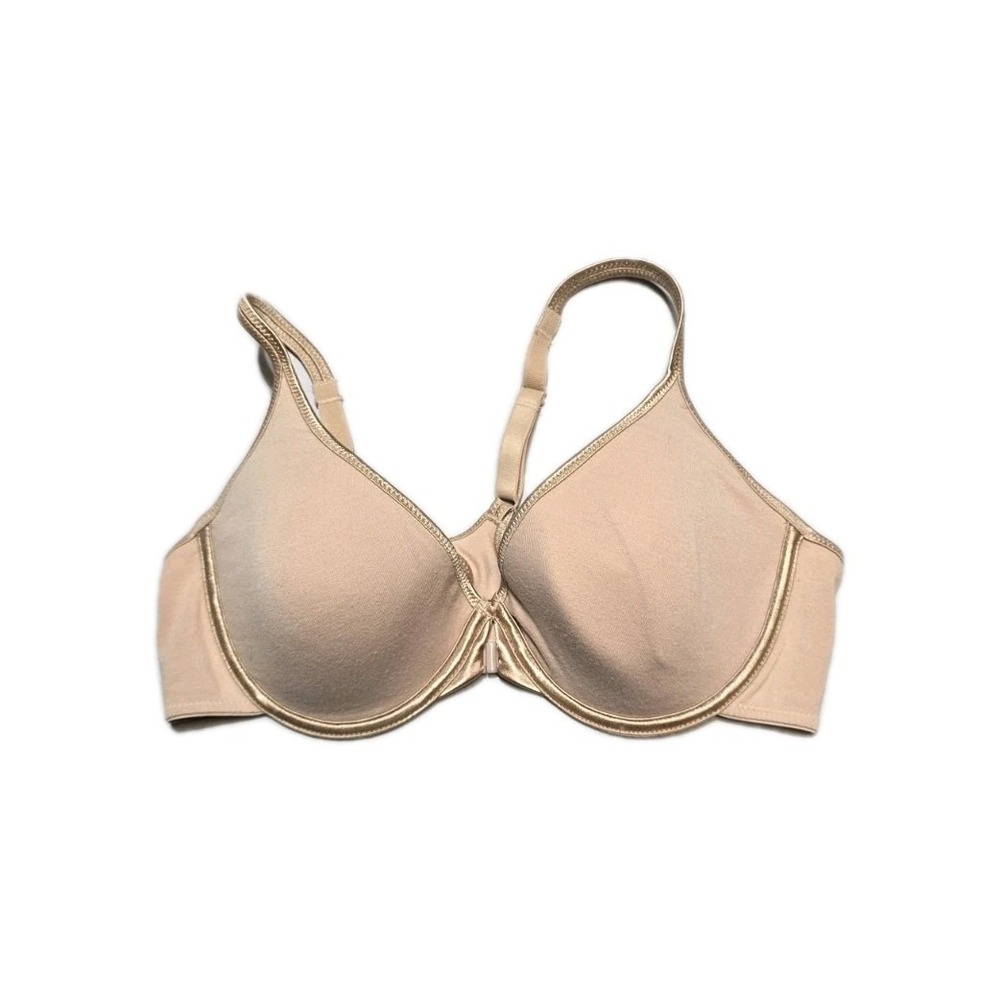 Vassarette Bra Front Closure Beige 38 C Padd